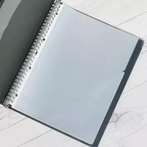 문구반점 30공바인더 루즈리프 내지/비닐 속지 5팩(50매) A4