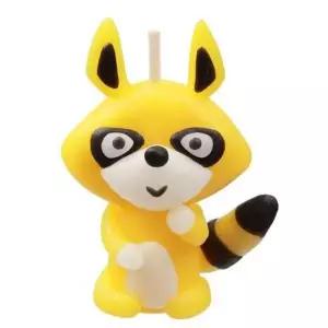 [골드스마일]1210 깜찍나라 캐릭터 양초만들기 너구리 GWM 향초심지