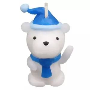 [골드스마일]1210 깜찍나라 캐릭터 양초만들기 백곰 GWM 향초심지