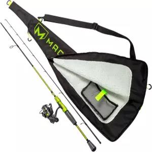 루이스 MACH 2 모바일 방적 릴 및 낚싯대 콤보 6피트 6인치 2인치 IM8 흑연 막대 중형 파워 패스트 액션