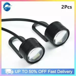 호환  2개세트 12V 화이트 LED 스포트라이트 헤드라이트 드라이빙 라이트 안개등 DIY 대부분의 전기 자전거
