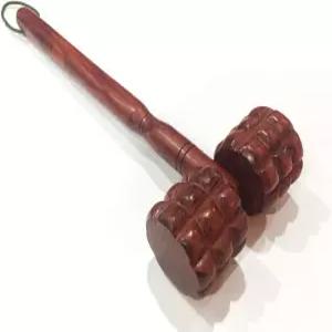 킹덤 오브 스마일 러프 롤러 스틱 백 및 전신 마카 나무 마사지기 머슬 넥 풋 트리거 포인트 셀룰라이트