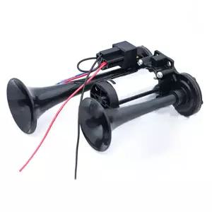 호환  600DB 듀얼 12V 15A 슈퍼 시끄러운 경적 키트 범용 12V 자동차 트럭 기차 보트