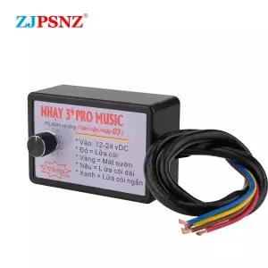 호환  8 소리 12 소리 전자 경적 뮤지컬 컨트롤러 12V-24V 3  Pro 경적 스피커 사운드 제어 장치 자동차 트