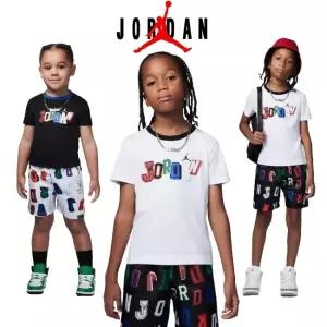 [롯데백화점]나이키 나이키키즈 조던 코트레전드 반팔 쇼츠 상하복 세트 N252ST805P