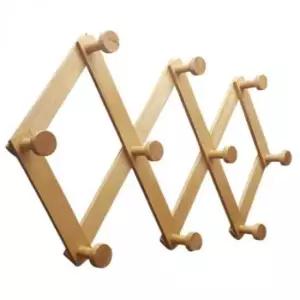 [JED] 나무 옷걸이 자바라 원목 행거 대형 정리대