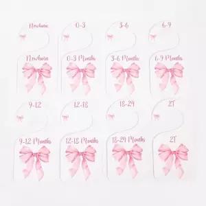 8pcs 보크노트 패턴 옷장 칸막이 파티 선물 여성 보우 홈 및 생활용품이 포함된 정리함 핑크