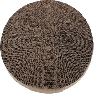 프레티줌 교체용 고양이 긁힘 패드 바닥 튼튼한 골판지 원형 가정용 보드 액세서리