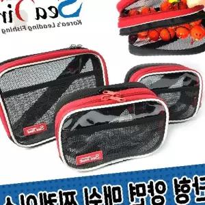 낚시 찌 보관함 양면 메쉬 수납 케이스 이단 구조 선상 민물 바다 겸용 휴대용