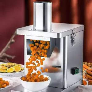 무 절단기 자동 깍두기 슬라이서 다이싱 사각 채칼 식당 절삭기 고구마