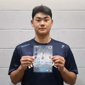 [NC다이노스] 김주원 선수 스포츠 야구 타투 스티커 응원용품 페이스 페인팅 건식 판박이