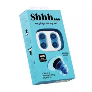 쉿 수면을 위한 편안한 귀마개 중간 소음 감소 폼 방음 장벽이 있는 열활성 소재 코골이 이웃 및 여행용