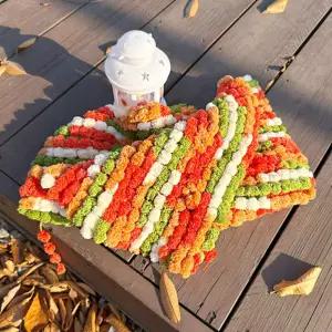 보들보들 폼폼이 미니 담요 만들기 1인용 손뜨개 직장인취미생활 집콕놀이 혼자놀기