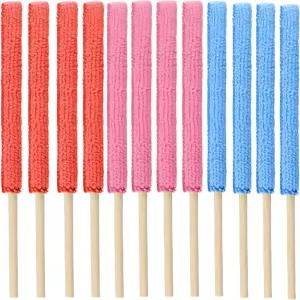 루빌리 12개 마이크로파이버 디테일 더스트 장치 틈새 도구 팬 클리너 가정용 자동차 창문 블라인드용