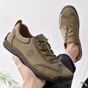 캐주얼 빅사이즈옥스포드 로우탑 수제화 아웃도어 로퍼 구두 남성패션 가을철 DL3