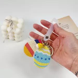 계란 보석십자수 열쇠고리 만들기 직장인취미생활 수업교구 비즈공예 혼자놀기 집들이