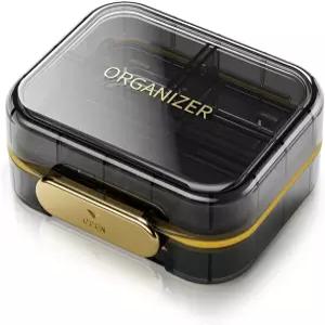 7개의 구획이 있는 휴대용 여행용 알약 정리함 일일 비타민 및 의약품을 위한 완벽한 주간 케이스 방수