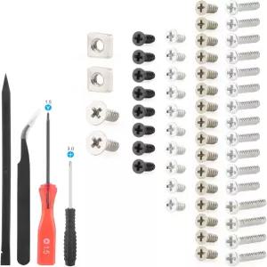 닌텐도 신형 3DS XL/LL 나사 교체 콘솔 헤드 액세서리 부품 및 수리 도구용 52PCS 전체 세트
