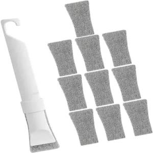 밀리스텐 다목적 욕실 스크러빙 브러시 및 타일 그라우트 클리너 세트 10개의 교체 패드 샤워기 싱크대