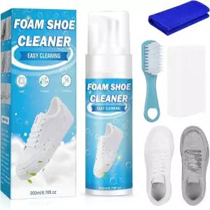 발포 신발 클리너 수건으로 스니커즈 얼룩 제거제 캔버스 가죽 고무 슬 모카신 테니스 부츠를 위한 속효성