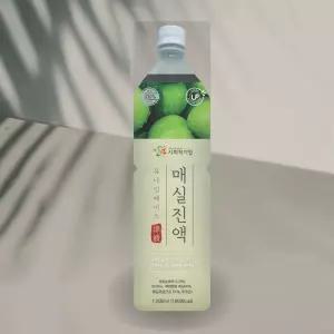 유나인 매실진액 1.5L쥬스 음료 과일수 페트주스 간편 병음료