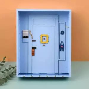 현관 키박스 미드 열쇠 벽장식 보라 트레이 차키 보관