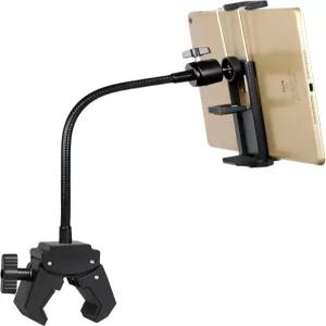 마이크 스탠드 휠체어 자전거 러닝머신 적용 가능한 장치 너비 범위 2.4 ？7 유연한 구스넥 360 회전이