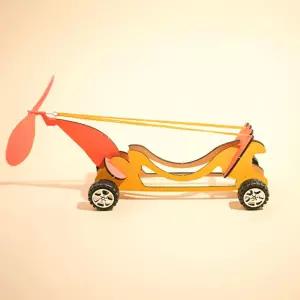 프로펠터 고무동력 자동차 만들기 1인용 로켓장난감 방과후학습 자연과학완구 아빠표