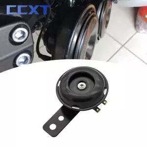 호환   자전거 스쿠터 12V 105dB 전기 경적 방수 라운드 스피커 Yamaha Honda KTM Kawasaki 부품 용 시끄러