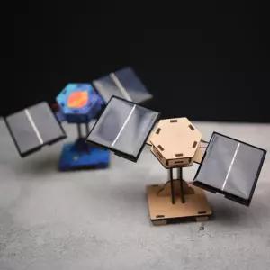 태양열 조립식 인공위성 만들기키트 1인용 관찰 실험세트 과학교구 집콕놀이 DIY