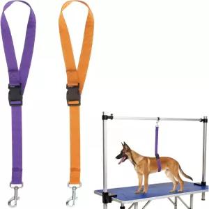 헤클리아 애완견 그루밍 루프 나일론 구속 올가미 조절식 고정 개 고양이 안전 로프 집에서 네일 트리밍