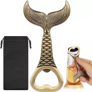 피쉬 테일 맥주 병따개 어부 여성 해변 애호가를 위한 바다에서 영감을 받은 선물 생일 크리스마스 휴일