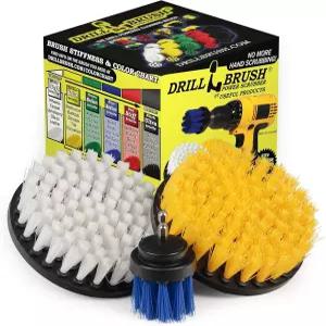 욕실 청소용 스핀 브러시 스크럽 나일론 부드러운 좁은 공간을 위한 얇은 보트 타일 그라우트 도구