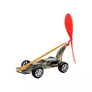 고무줄 동력 자동차 만들기 우드레이싱카 과학체험 키트 귀여운장식품 미술놀이용품