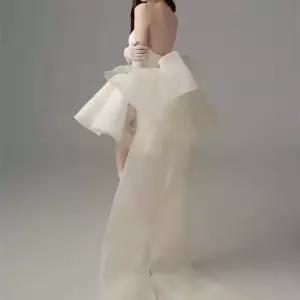 미니드레스 야외촬영 화이트 짧은파티 결혼식부