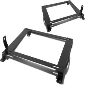 DNA 모터링 SBK-LM-HC06 로우 마운트 레이싱 버킷 시트 브래킷 쌍 06-11 시빅 블랙 호환