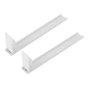 냉장고 및 자판기용 캔과 병을 위한 패스트 푸셔 글라이드 음료 정리함이 있는 프레티줌 2개 조절식