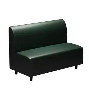 쇼파 카페 노래방 A형 브라운 음식점 소파 0x60x90cm 인조가죽