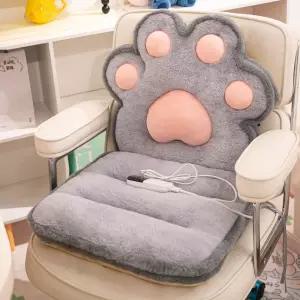 의자 전기 전기방석 쿠션 온열매트 온도조절 고양이