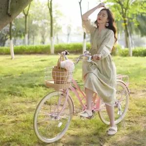 여성 자전거 클래식 생활 바이시클 레트로 일본스타일