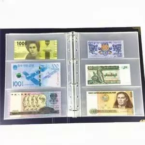 화폐 수집 앨범 전시대 파일 지폐 수집앨범 보관함 주화