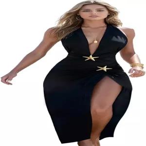 에돌린사 스커트가 가려진 원피스 수영복 여성용 불가사리 세트 목욕복 바캉스 비치 드레스