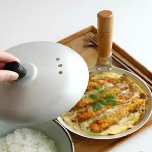 오야꼬동 손잡이 수직 덮밥용 팬 냄비 뚜껑포함 후라이 계란