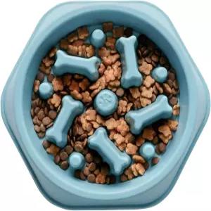 슬로우 피더 개 볼 방지 꿀꺽 삼킴으로 위 부담을 줄여 복부 팽만과 소화 문제를 예방하고 안전한 내구성을