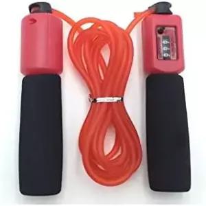 카운터 피트니스가 포함된 AFPSDLFJDLS 줄넘기 빠른 속도 계산 조절 가능한 와이어 칼로리 운동 스포츠