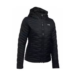 [언더아머]언더아머 여성 콜드기어 리액터 후드 패딩점퍼 자켓 블랙 1303112-001