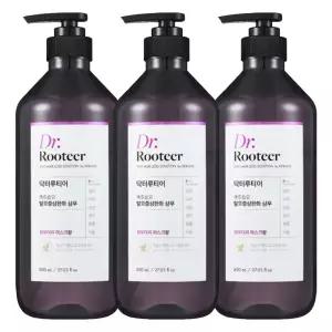 닥터루티어 맥주효모 탈모증상 완화 샴푸 파우더리머스크향 800ml X 3개루 루샴푸 루효모 루탈모