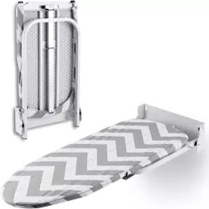 유청테크 벽걸이 다림질 보드 접이식 캐비닛 내열 커버가 있는 소형 작은 공간을 위한