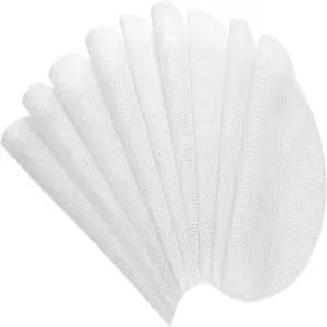 10인치 대나무 찜기 라이너 10개 바구니 찐빵 만두 채소 딤섬 모모 쌀 생선용 논스틱 재사용 실리콘