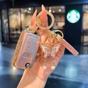 호환  폭스 바겐 키 케이스 Sagitar Lavida Lamando Bora POLO Teramont CC Tiguan T-Roc Taylor 골프 키